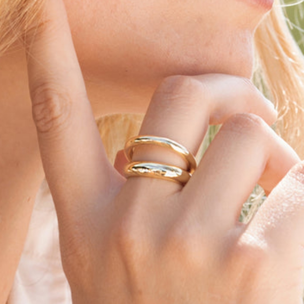 SALE🦋LOREN STEWARTDeux Open Band Ring - Size 7